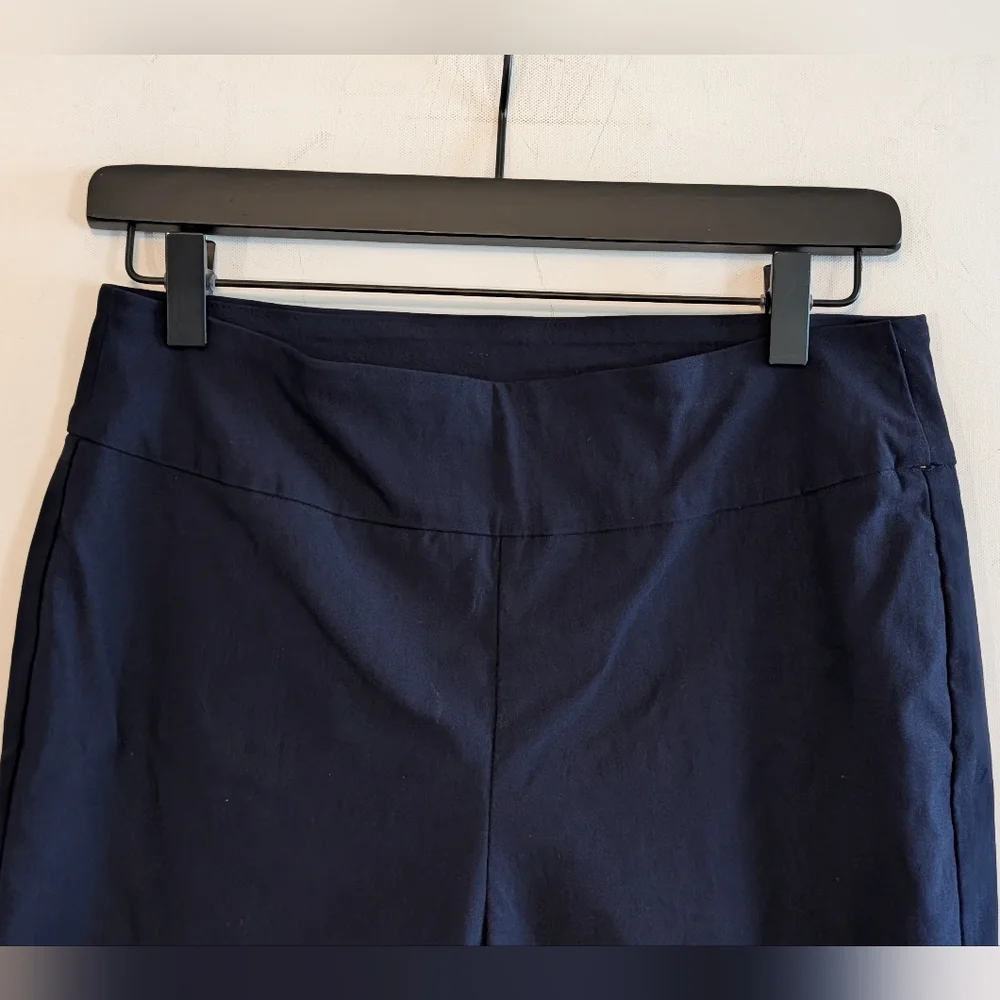 Tribal Navy Pull On Stretch Dress Pants Size 6 Straight Leg Career Versatile - Picture 5 of 6